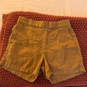 Banana Republic high waisted linen shorts